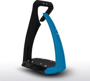 Produktbild von Freejump Soft Up Pro Plus Steigbügel aus Kunststoff in Blau oder Pink
