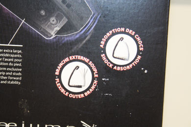 Freejump Soft Up Pro Plus Steigbügel aus Kunststoff in Schwarz/Braun – Bild 1 von 7