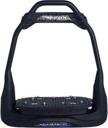 Freejump Steigbügel AirS 0-0 Full Black Silber – Bild 1 von 1