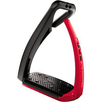 Produktbild von Freejump Steigbügel Soft Up Pro Plus Schwarz Rot aus Stahl und Kunststoff