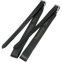 Produktbild von Freejump Steigbügelriemen Classic Wide aus Leder Schwarz Größe S