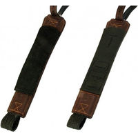 Produktbild von Freejump Steigbügelriemen Pro Grip aus Leder Schwarz Größe S