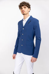 Produktbild von Freejump Turnierjacket FJ Max Herren Blau wasserabweisend und Airbag-kompatibel