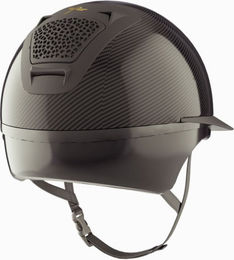 Freejump Vorono Reithelm aus Carbon in Schwarz mit breitem Visier Größe L – Bild 1 von 2
