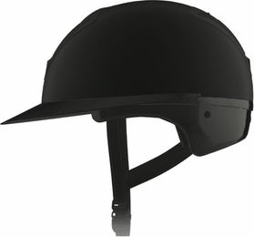Freejump Vorono Reithelm Carbon in Schwarz Glossy mit breitem Visier Größe M – Bild 1 von 2