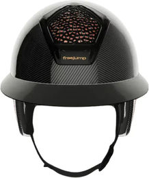 Freejump Voronoi Carbon Reithelm mit Schläfenschutz Schwarz Grösse M – Bild 1 von 3