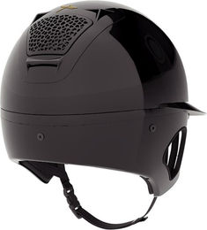 Produktbild von Freejump Voronoi Gloss Reithelm mit Schläfenschutz Schwarz Größe L