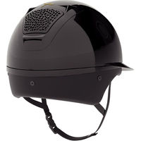 Produktbild von Freejump Voronoi Gloss Reithelm Schwarz ohne Schläfenschutz Größe M