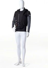 Produktbild von Freejump X'air Safe Reitweste für Kinder in Schwarz Größe S nach NF S 72 800 und EN 13158 Level 3