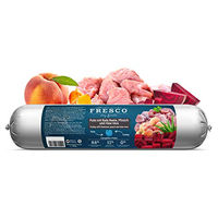 Produktbild von FRESCO Barf-Wurst Pute mit Rote Beete, Pfirsich und Aloe Vera für Adult Hunde 400 g