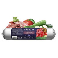 Produktbild von FRESCO BarfWurst Hund Lamm mit Hirse, Zucchini und Apfel 400 g