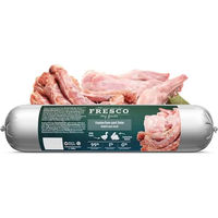 Produktbild von FRESCO BarfWurst Kaninchen und Ente pur getreidefrei und monoprotein Hundefutter 400 g
