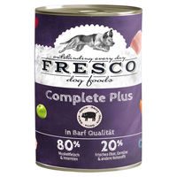 Produktbild von FRESCO Complete Plus Ibérico Hundefutter Nass mit 80% Frischfleisch Schwein getreidefrei 6x800g