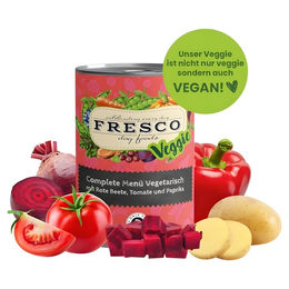 FRESCO Complete Vegetarisches Ragout mit Rote Beete, Tomate und Paprika für Erwachsene, Vegan, 12 x 400 g – Bild 1 von 3