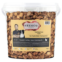 Produktbild von Fresco Dog Martin Rütter Trainingsdrops Huhn Hundeleckerli mit Monoprotein und hohem Fleischanteil 1 kg Eimer