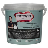 Produktbild von Fresco Dog Martin Rütter Trainingsknöchelchen Ente Monoprotein Hund 1 kg