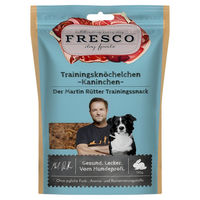 Produktbild von Fresco Dog Martin Rütter Trainingsknöchelchen Kaninchen 150 g Monoprotein getreidefrei