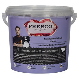 Fresco Dog Martin Rütter Trainingsknöchelchen Lamm Monoprotein getreidefrei 1 kg – Bild 1 von 3