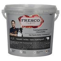 Produktbild von FRESCO Dog Martin Rütter Trainingsknöchelchen Wasserbüffel Monoprotein Hundeleckerli 1 kg Eimer