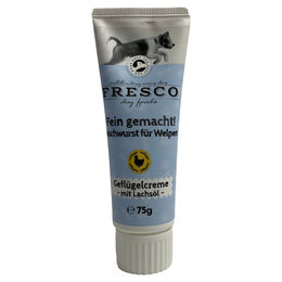 FRESCO Fein gemacht! Geflügelcreme für Welpen mit Lachsöl, getreidefrei, 9 x 75 g – Bild 1 von 6