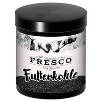 Produktbild von FRESCO Futterkohle Pulver zur Verdauungshilfe für Magen-Darm-Beschwerden inklusive Messlöffel 250 g