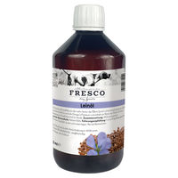 Produktbild von FRESCO Leinöl für Hunde vegan ohne tierisches Protein 500 ml