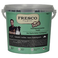 Produktbild von FRESCO Martin Rütter Trainingsknöchelchen Insekt Hypoallergenes Hundeleckerli 1 kg Eimer