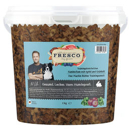 FRESCO Martin Rütter Trainingsknöchelchen mit Kaninchen und Apfel für Hunde 1 kg – Bild 1 von 4
