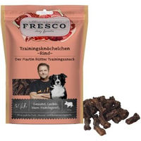 Produktbild von FRESCO Martin Rütter Trainingsknöchelchen Rind Belohnungssnack für Hunde ohne Farb- und Aromastoffe 2x150 g - 2 x 150 g