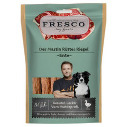 FRESCO Monoprotein Hundesnack Ente Riegel 100 g – Bild 1 von 2