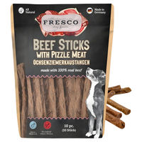 Produktbild von FRESCO Ochsenziemer-Kaustangen für Hunde aus Rind getreidefrei und glutenfrei 800g