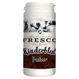 Produktbild von FRESCO Rinderblutpulver Nahrungsergänzung für Hunde zur Unterstützung des Muskelaufbaus 250 g