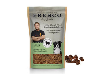 Produktbild von FRESCO Trainingsknöchelchen Belohnungssnack für Pferde 150g