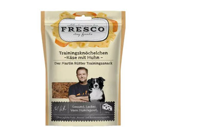 Produktbild von FRESCO Trainingsknöchelchen Käse und Geflügel Getreidefrei Belohnungssnack 150g