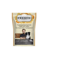 Produktbild von FRESCO Trainingsknöchelchen Käse und Geflügel Getreidefrei Belohnungssnack 150g