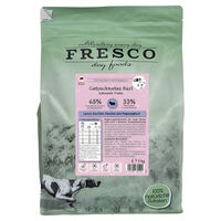 Produktbild von FRESCO TrockenBarf Junioren-Menü Lamm mit Zucchini, Fenchel und Magerjoghurt für Hunde, getreidefrei, 1 kg