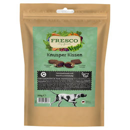 FRESCO Veggie Knusper Kissen Veganer Hundesnack mit Waldfruchtfüllung für Junior Hunde 100 g – Bild 1 von 3