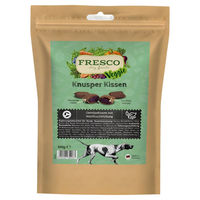 Produktbild von FRESCO Veggie Knusper Kissen Veganer Hundesnack mit Waldfruchtfüllung für Junior Hunde 100 g