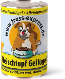fress-express Hund Nassfutter Geflügel Stückchen in Sauce getreidefrei 800g – Bild 1 von 3