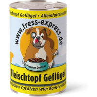 Produktbild von fress-express Hund Nassfutter Geflügel Stückchen in Sauce getreidefrei 800g