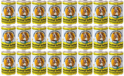 fress-express Hund Nassfutter Geflügel Stückchen in Sauce getreidefrei mit hohem Fleischanteil 400g – Bild 1 von 3