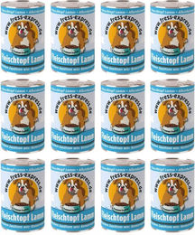 fress-express Hund Nassfutter Lamm Stückchen in Sauce getreidefrei monoprotein 400g – Bild 1 von 3