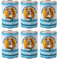 Produktbild von fress-express Hund Nassfutter Lamm Stückchen in Sauce getreidefrei und monoprotein 800g