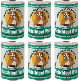fress-express Hund Nassfutter Wild Stückchen in Sauce mit hohem Fleischanteil 800g – Bild 1 von 2