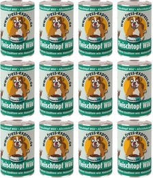 fress-express Hund Nassfutter Wild Stückchen in Sauce mit hohem Fleischanteil 800g – Bild 1 von 2
