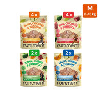 Produktbild von Fressnapf Special Mix-Paket Medaillons mit Rind, Huhn, Lamm und Lachs für Haut & Fell 800g