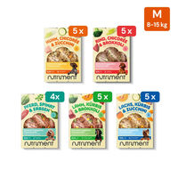 Produktbild von Fressnapf Special Mix-Paket Menüschale mit Stückchen in Sauce für Hunde und Katzen mit Rind, Huhn, Pferd, Lamm und Lachs