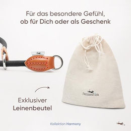 Freudentier Erziehungshalsband Zugstopp aus Nylon wasserabweisend Schwarz L - 1 Stk. – Bild 1 von 3
