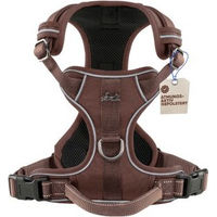 Produktbild von Freudentier Hundegeschirr mit Mesh-Polsterung in Braun XL