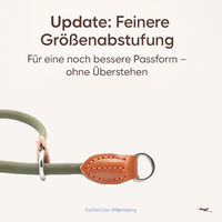 Produktbild von Freudentier Hundehalsband mit Zugstopp aus Nylon für erwachsene Hunde XL wasserabweisend